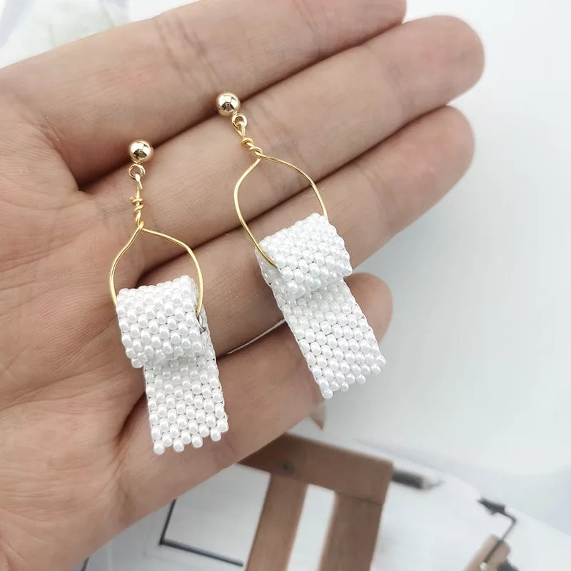 Toilet Paper Dangle Earrings