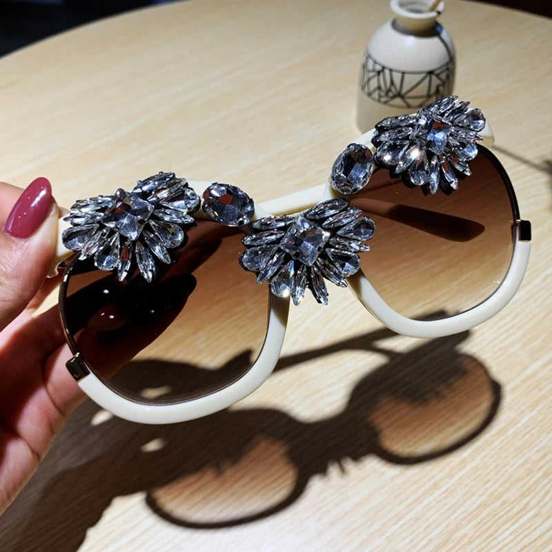 Tan Bling Sunglasses