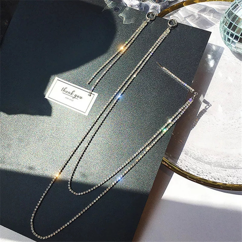 Unique Bling Hairpin Earring