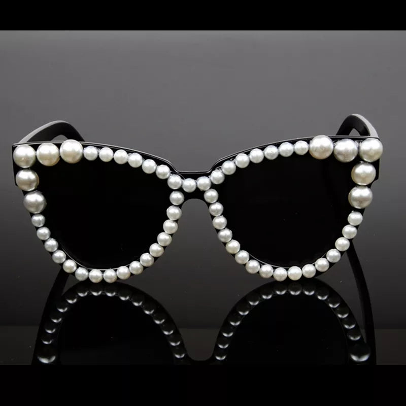 Pearl Cat Eye Sunglasses