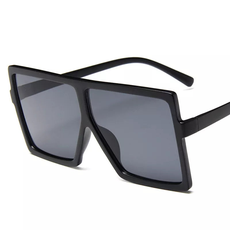 Black Square Oversized Sunglasses