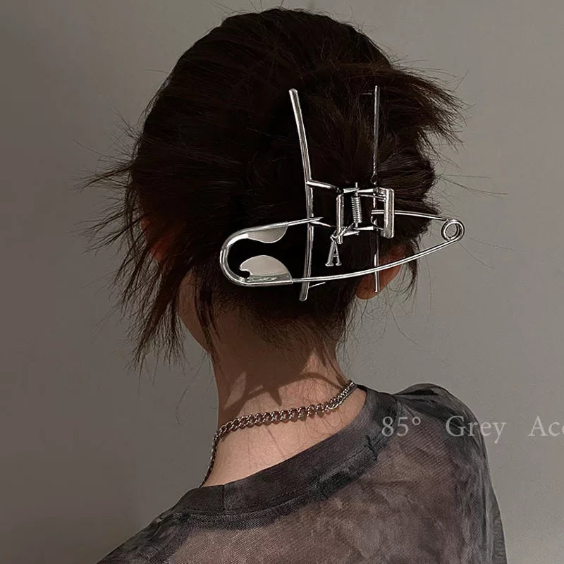 Unique Saftey Pin Hair Clip