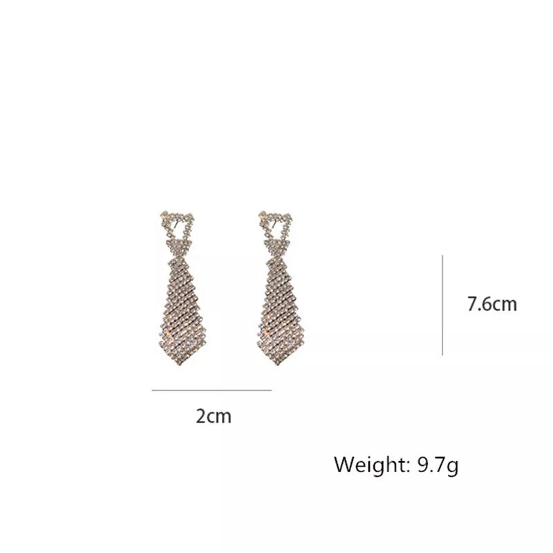 Geometric Bling Dangle Earrings