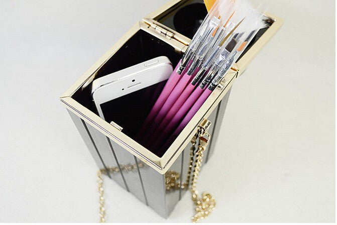 Lipstick Clutch Purse