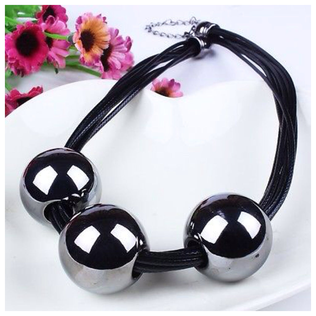Metal Ball Necklace
