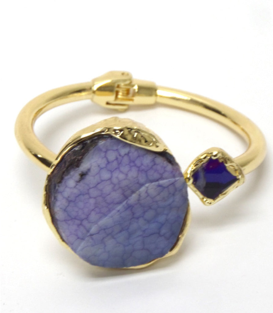 Natural Stone Hinge Bangle