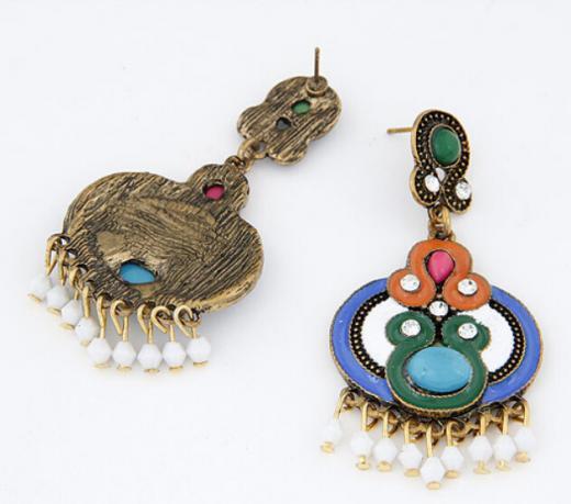 Boho Rhinestone Dangle Earrings