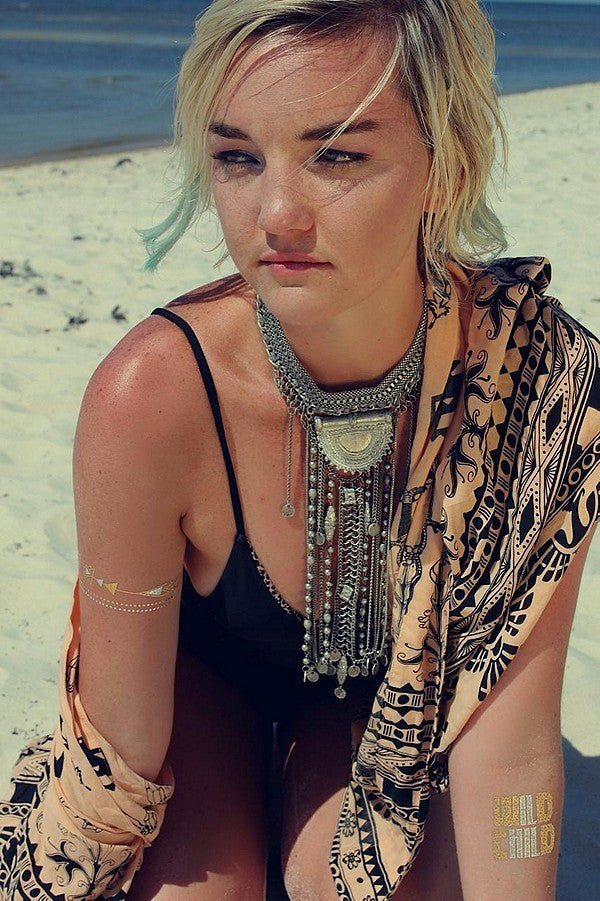 Long Tassell Boho Coin Necklace