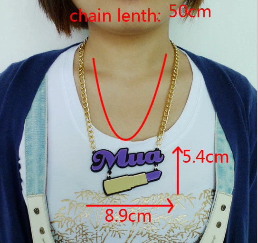 MUA Mirror Necklace