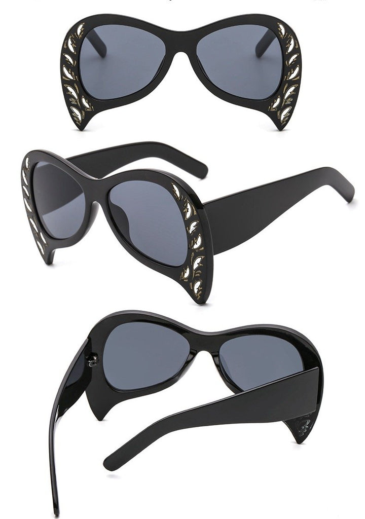Oversized  Peacock Sunglasses