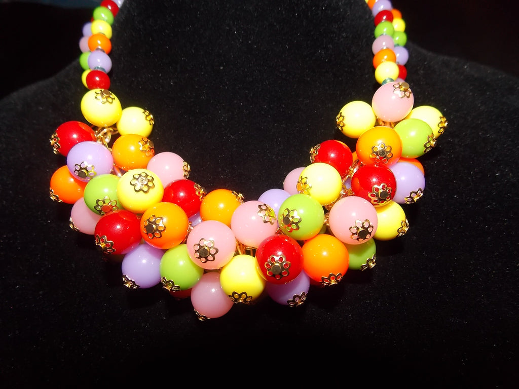 Multicolor Bright Statement Necklace