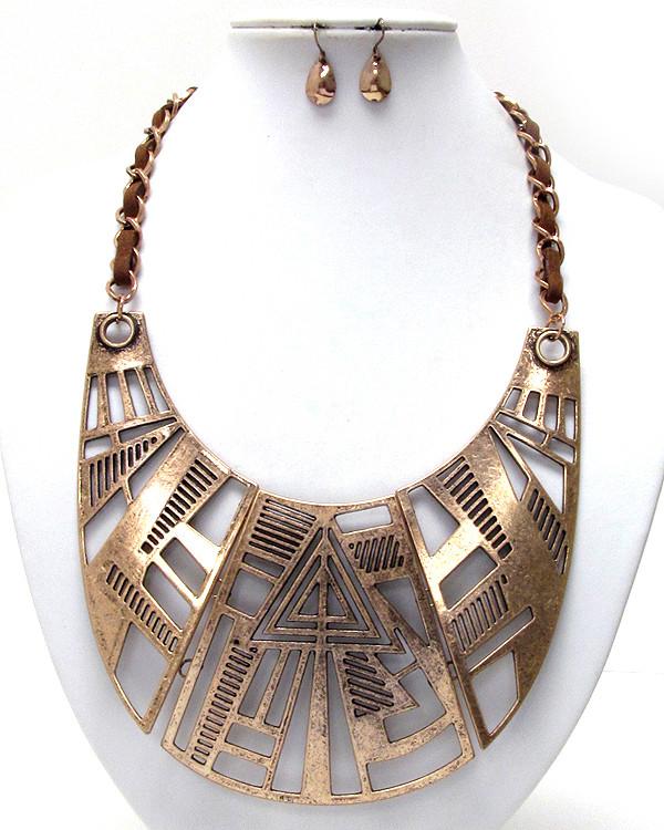 Aztec Style Statement Necklace