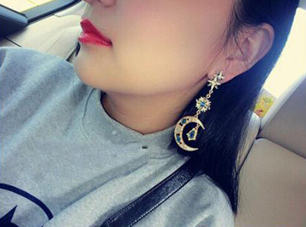 Sun and Moon Earrings