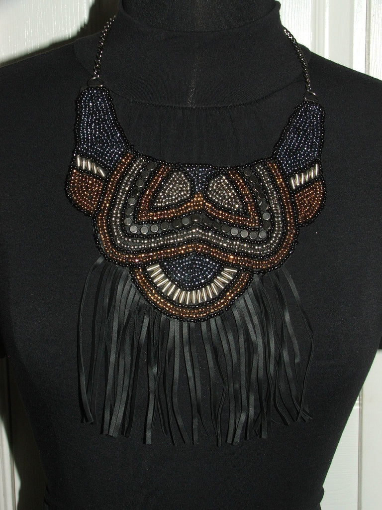 Beaded Statement Necklace