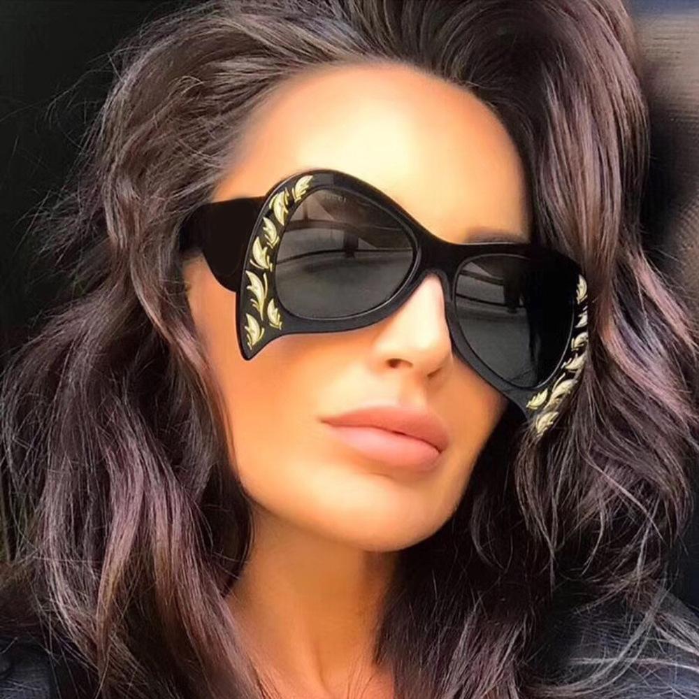 Oversized Peacock Sunglasses