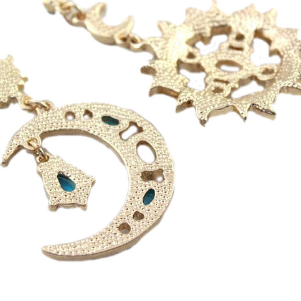 Sun and Moon Earrings