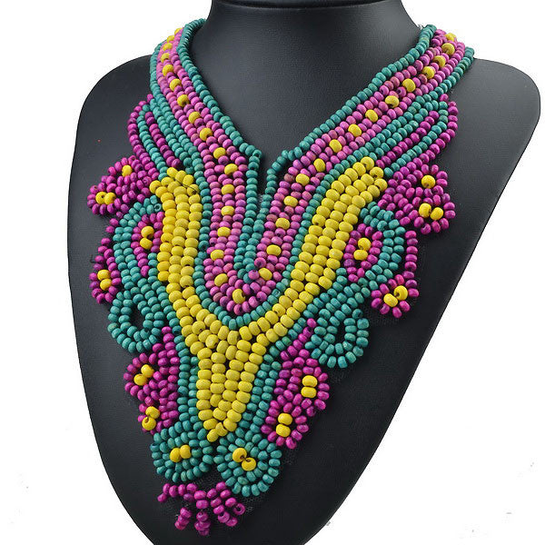 Multicolor Tribal Necklace