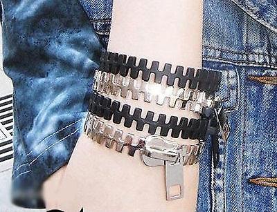 Black Zipper Bracelet