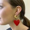 Vintage style Unique Heart Earrings