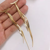 Gold Tone Tassel Earrings