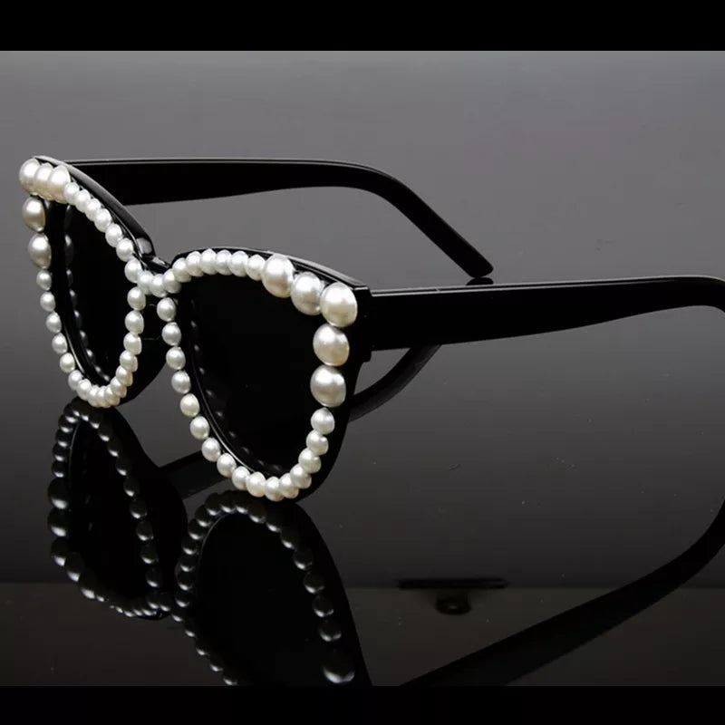 Pearl Cat Eye Sunglasses