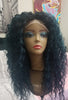 Curly Green Ombre Wig