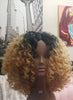 Blonde Curly Handmade Wig