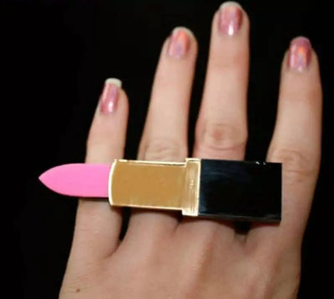 Pink Spike Stretch Ring