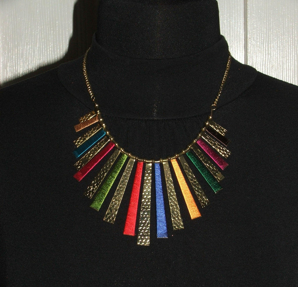 Metal Multi Color Necklace