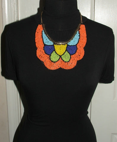 Multicolor Beaded Necklace