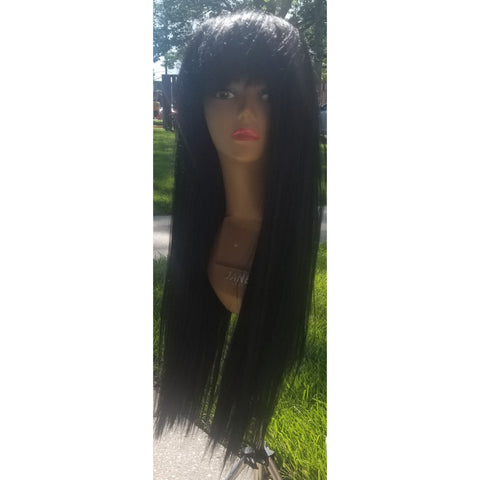 20inch Blonde Ombre Center Part Wig