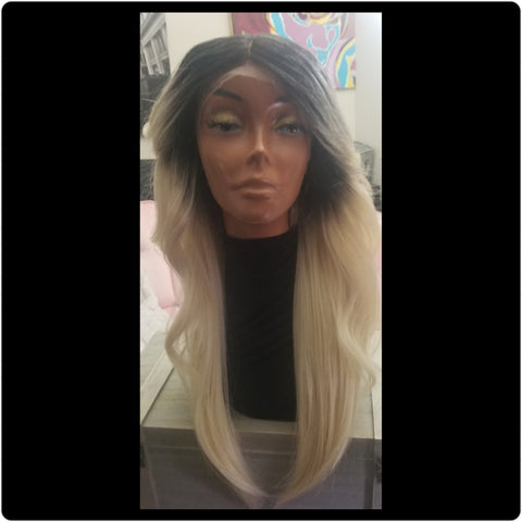 Ice Blue Ombre Wig