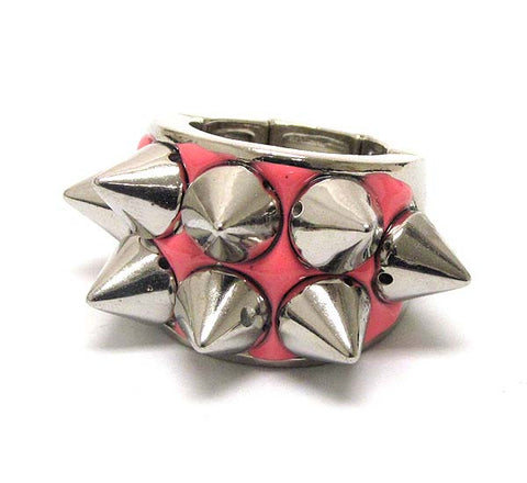 Silver Colored Cube Ring