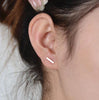 Small Bar Stud Earrings