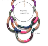 Unique Multicolor Necklace Set