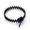 Black Zipper Bracelet