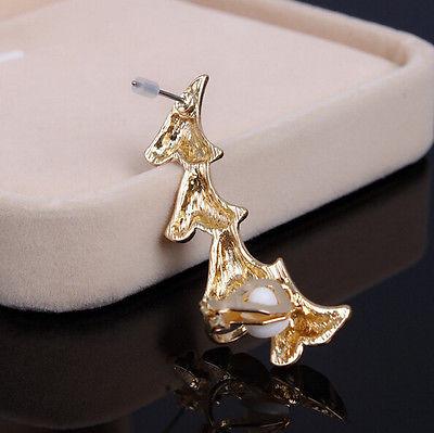 Gold Colored Shark Tooth Ear Cuff