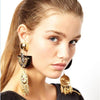 Boho Chunky Fan Earrings