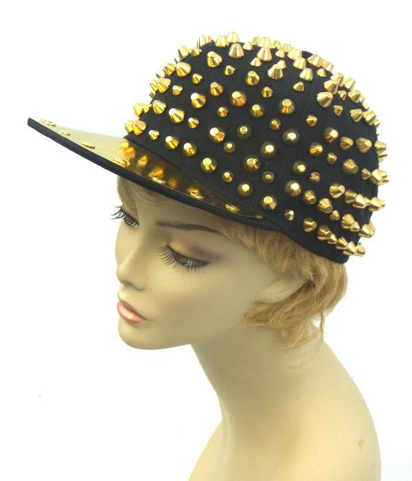 Gold Spiked Hat