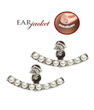 Silver Colored Pearl Ear Jacket