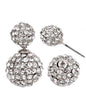 Fireball Crystal Doubleside Earrings