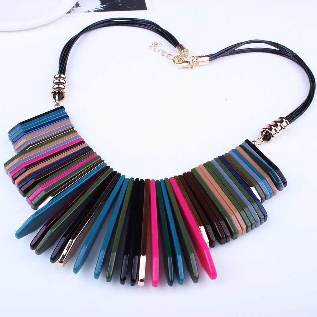 Geometric Rope Necklace