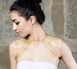 Body Chain Link Shoulder Harness Necklace