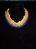 Bright Multicolored Choker Necklace