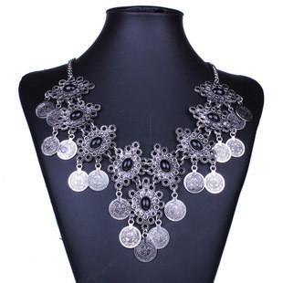 Coin Statement Necklace