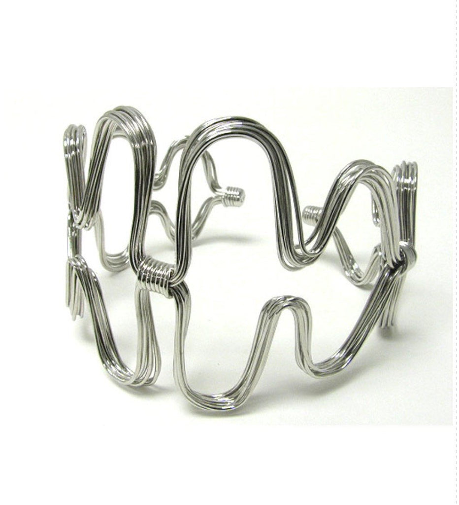 Abstract Wire Arm Cuff