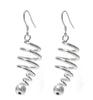 925 Silver Swirl Earrings