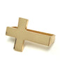 Thick Gold Cross Three Finger Ring