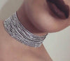 Rhinestone Choker Necklace