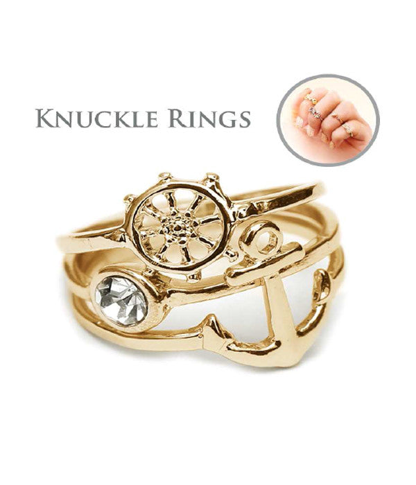 Nautical Knuckle Rings